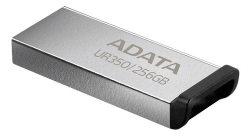 Memoria Usb Adata Ur350 256gb Usb-a 3.2 Metalica Cob 100mb/s Color Negro