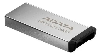 Memoria Usb Resistente 128gb Adata Ur350 Color Plateado Lisa Liso