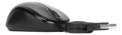 Mouse Usb Targus Mini Retractil Portable Amu75us Color Negro Negro