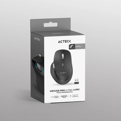 Mouse Multdispositivo Virtuos Pro Ultra Mi777 2.4 Mod Negro Negro