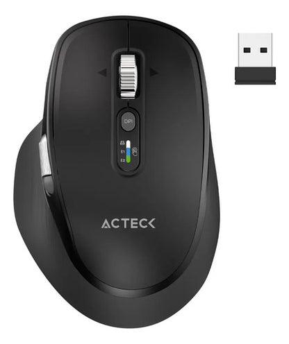 Mouse Multdispositivo Virtuos Pro Ultra Mi777 2.4 Mod Negro Negro
