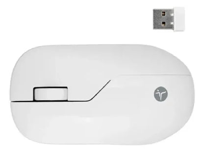 Mouse Techzone Tzacmoi49 Recargable Inalambrico Blanco