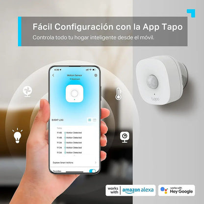 Sensor Movimiento Para Alarma Tp-link Tapo T100 Smart Home