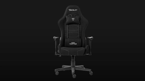 Silla Gamer Ocelot Gaming Ost-black Night Tela Automotriz Negro Tela Automotriz