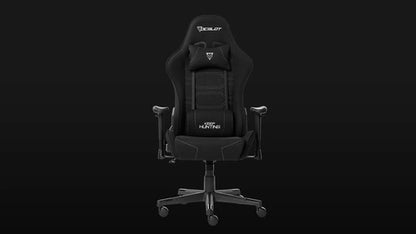 Silla Gamer Ocelot Gaming Ost-black Night Tela Automotriz Negro Tela Automotriz