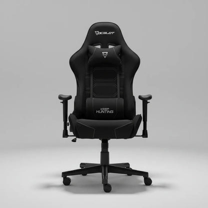 Silla Gamer Ocelot Gaming Ost-black Night Tela Automotriz Negro Tela Automotriz