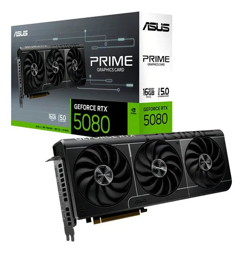 Tarjeta De Video Asus Prime Nvidia Geforce Rtx 5080 16gb Gddr7 3 Fan Dlss 4 Pci Express 5.0
