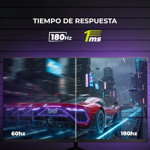 Monitor Yeyian Gaming Elysium 27 Pulgadas, 180hz, Fhd 1920x1080 , Fast Ips,1ms, Freesync, Hdr, Vesa 100 * 100, Hdmi 1.2
