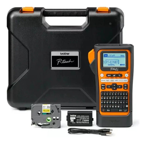 Etiquetadora Electrónica Portátil Brother P-touch Pt-e310btvp, Color Naranja