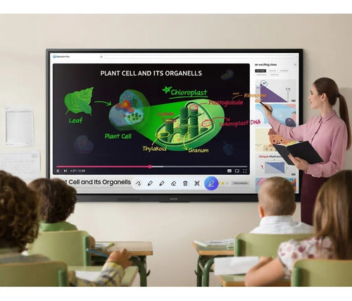 Pantalla Samsung 75  Interactiva Waf 40 Multi Touch Android