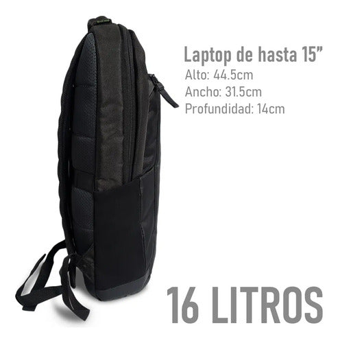 Dell Mochila Ecoloop Pro Slim De Tela/poliéster Laptop 15.6  Negro Liso