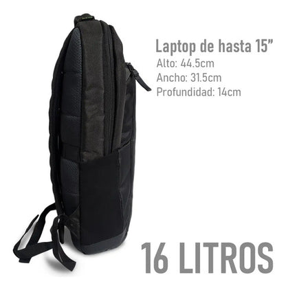 Dell Mochila Ecoloop Pro Slim De Tela/poliéster Laptop 15.6  Negro Liso