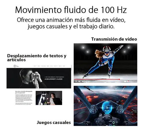 Monitor Gamer Asus Vz27ehf Lcd 27 , 1920x1080 Full Hd, 100hz Negro