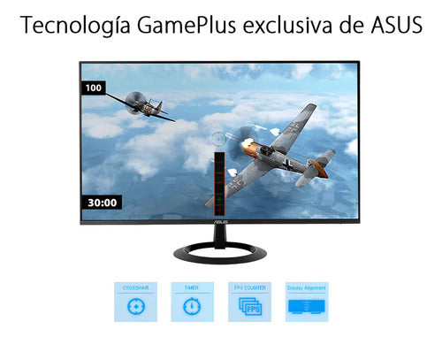 Monitor Gamer Asus Vz27ehf Lcd 27 , 1920x1080 Full Hd, 100hz Negro