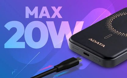 Pr050-11bk Power Bank Adata R050 Magnetic 5000mah Negro