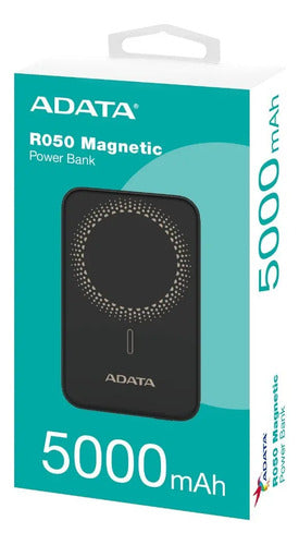 Pr050-11bk Power Bank Adata R050 Magnetic 5000mah Negro