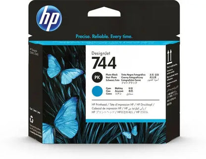 Cabezal Hp 744 Negro Fotográfico Cyan F9j86a