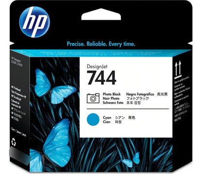 Cabezal Hp 744 Negro Fotográfico Cyan F9j86a