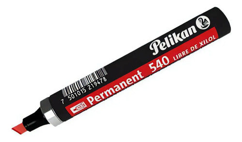 Marcador Permamente Pelikan 540 30260003 Rojo 1 Paq C/10 Pzs Rojo