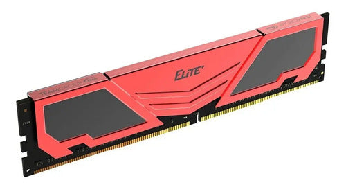 Memoria Ram Team Group Elite Plus Ddr4, 3200mhz, 8gb, Rojo
