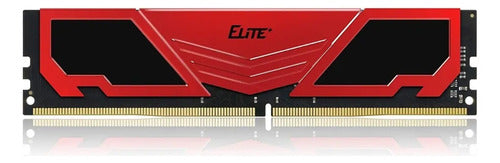 Memoria Ram Team Group Elite Plus Ddr4, 3200mhz, 8gb, Rojo
