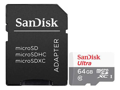 Memoria Flash Sandisk Ultra, 64gb Microsdxc Uhs-i Clase 10