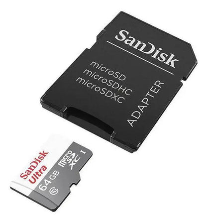 Memoria Flash Sandisk Ultra, 64gb Microsdxc Uhs-i Clase 10