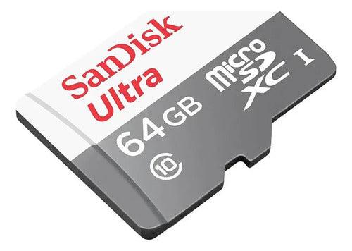 Memoria Flash Sandisk Ultra, 64gb Microsdxc Uhs-i Clase 10