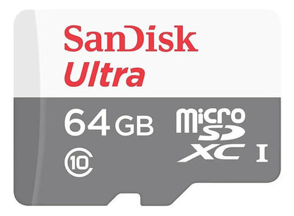Memoria Flash Sandisk Ultra, 64gb Microsdxc Uhs-i Clase 10