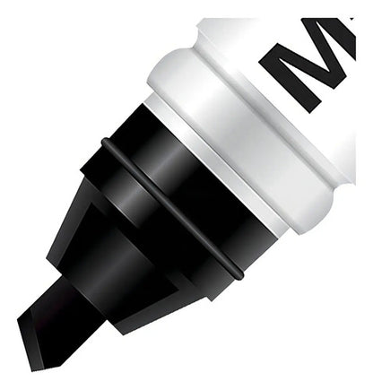 Marcadores Azor Barril Aluminio 12 Pzas Tinta Azul Negro Negro