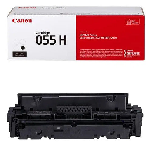 Tóner Canon 055h Alta Capacidad 7600 Páginas Color Negro