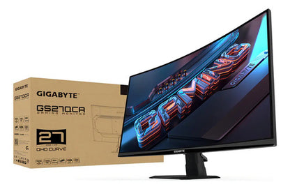 Monitor Gamer Curvo Gigabyte Gs27qca Led 27 , 2560x1440 180h Negro