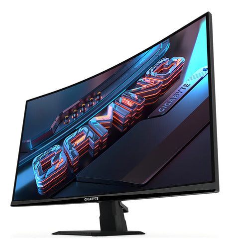 Monitor Gamer Curvo Gigabyte Gs27qca Led 27 , 2560x1440 180h Negro