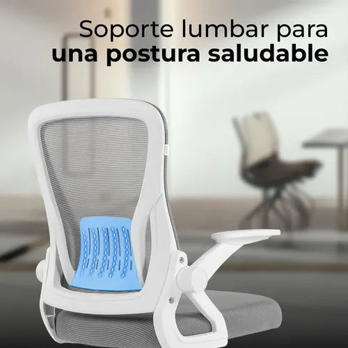 Silla De Oficina Flux Lite Ec313  100 Kg Inclin 120° Malla Marco Negro Malla