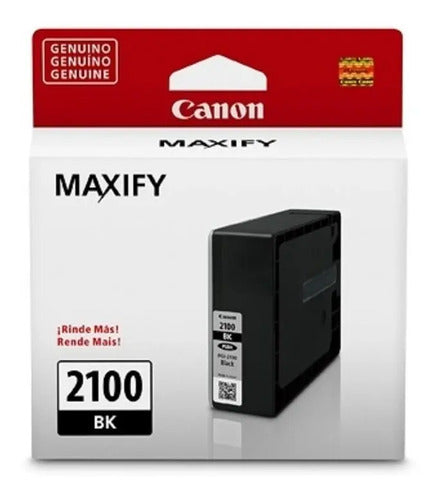 Cartucho De Tinta Canon Negro Modelo Pgi-2100 29.1ml