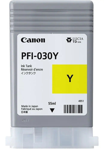 Cartucho De Tinta Canon Pfi-030 Amarillo 3492c001aa 55ml /vc