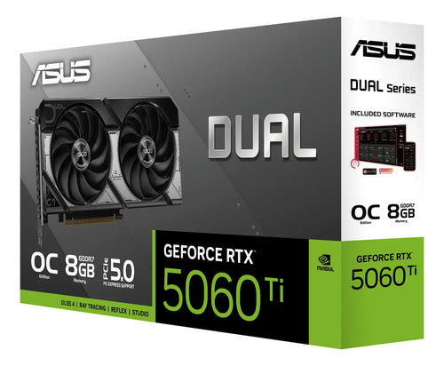 Tarjeta De Video Asus Dual Rtx 5060 Ti 8gb Gddr7 Oc Edition