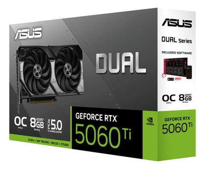 Tarjeta De Video Asus Dual Rtx 5060 Ti 8gb Gddr7 Oc Edition