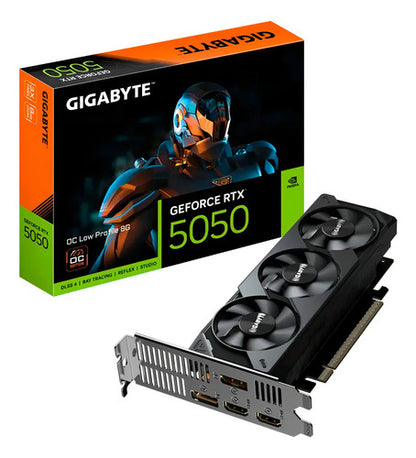Tarjeta De Video Gigabyte Geforce Rtx 5050 Oc Low Profile 8g Gddr6 3 Fan Dlss 4 Pci Express 5.0 Ia