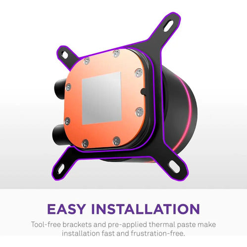 Enfriamiento Liquido Nzxt Kraken Core 360 Rgb Black Negro