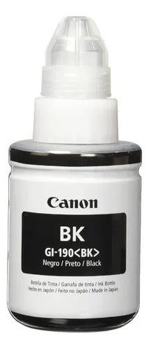 Cartucho De Tinta Canon Gi 190 Color Negro De 135 Ml