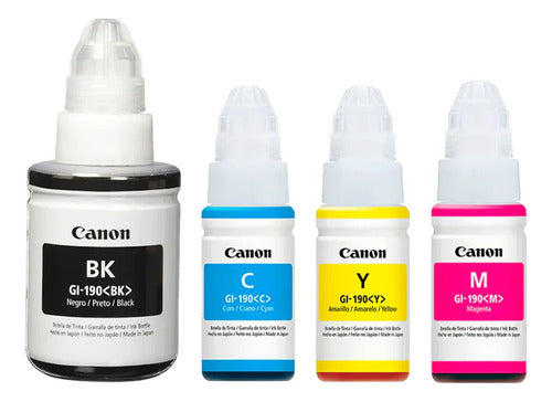 Cartucho De Tinta Canon Gi 190 Color Negro De 135 Ml