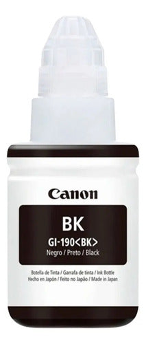 Cartucho De Tinta Canon Gi 190 Color Negro De 135 Ml