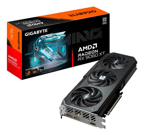 Tarjeta Video Gigabyte Amd Rx 9060 Xt Gaming Oc, 16gb Gddr6