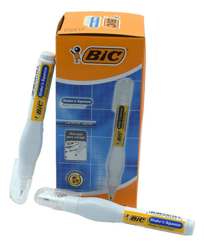 Pluma Bic Correctora Sscpst-12 Shaken Squezze C/12 Pieza /vc