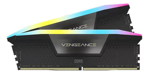 Memoria Ram Vengeance Rgb Gamer 5200mhz Negro 48gb 2 Corsair