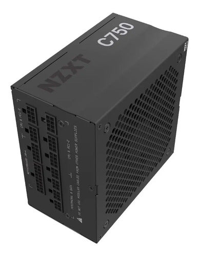 Fuente De Poder Nzxt C750 Gold Full Modular 750w 80+ Gold Color Negro