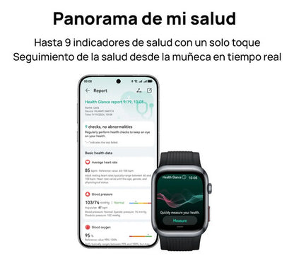 Huawei Watch D2, Pantalla Tactil 1.82 Amoled Negro Negro Fluoroelastómero