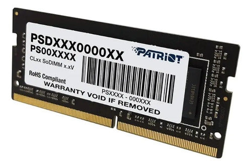 Memoria Ram Patriot Signature Ddr4, 3200mhz 8gb Cl22 So-dimm