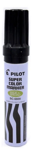 Marcador Permanente Pilot Jumbo Negro C/12 Negro